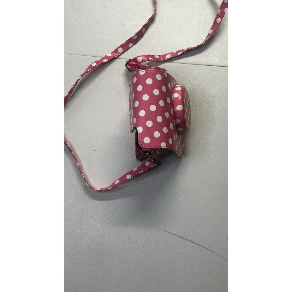 Instax Pink Polka Dot Polaroid Camera Bag